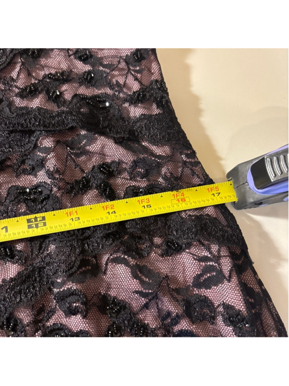 NWOT Colleen Lopez "My Favorite Things" Black Lace Dress - Size 16 - Picture 5 of 6
